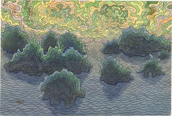 Тюрин Павел Георгиевич. Море, скалы 